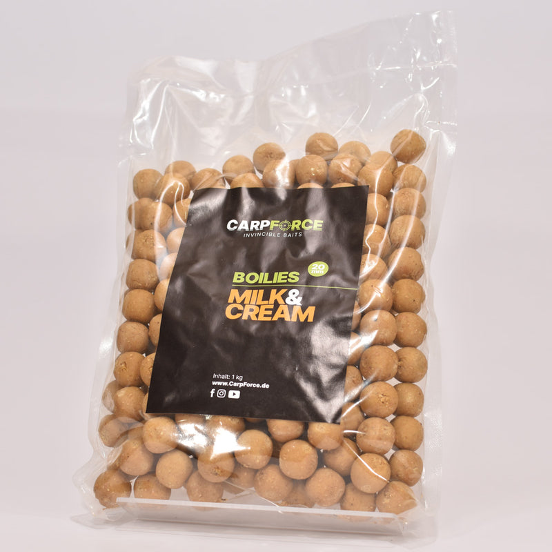 CarpForce Boilie Milk & Cream 24mm 1kg