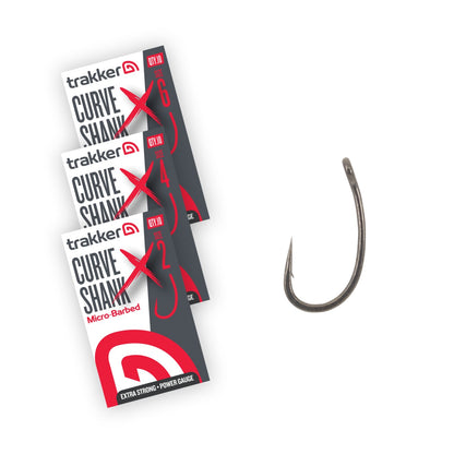 Trakker Curve Shank XS Hooks (Micro Barbed)