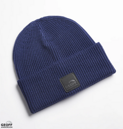 Geoff Anderson Technical Merino WizWool Roar Beanie - Blau / Mütze aus Merinowolle