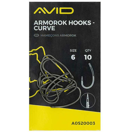 AVID Carp Armorok Hooks - Curve Size 8