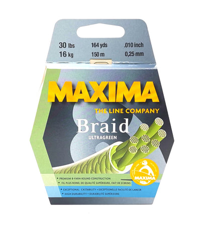 MAXIMA Braid x8 150m Green geflochtene Schnur