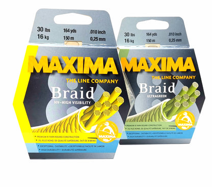 MAXIMA Braid x8 150m Green geflochtene Schnur