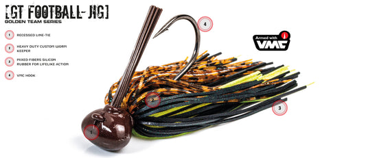 Molix GT Football Jig Skirted - 14g 4/0