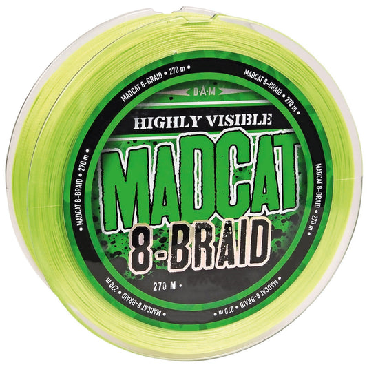 MADCAT 8-Braid (270m) | Wallerschnur geflochten | versch. Tragkräfte