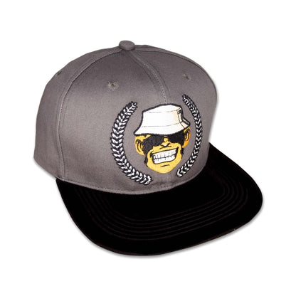 Monkey Lures Cap Grau-Schwarz / Snapback