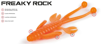 Molix Freaky Rock 5cm - Gummiköder/Krebs