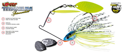 Molix Lover Titanium Spinnerbait 14g