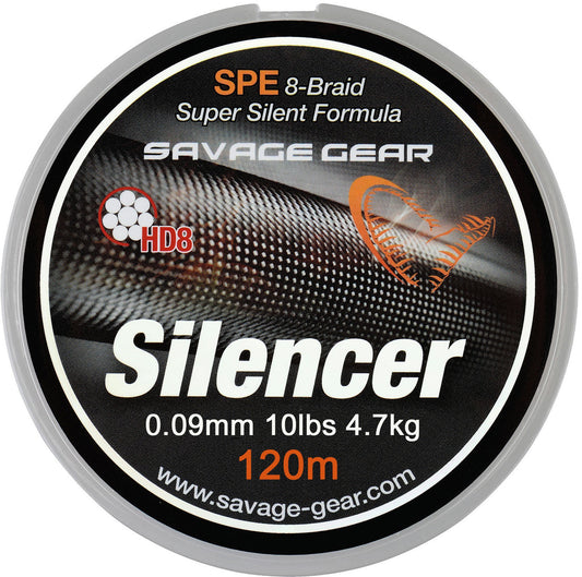 SAVAGE GEAR HD8 Silencer Braid 120M / geflochtene  Schnur