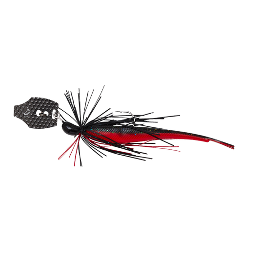 Savage Gear CRAZY SWIM JIG 12.5CM 20G sinking BLACK N RED / Chatterbait