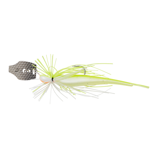 Savage Gear CRAZY SWIM JIG 12.5CM 14.5G sinking YELLOW WHITE / Chatterbait