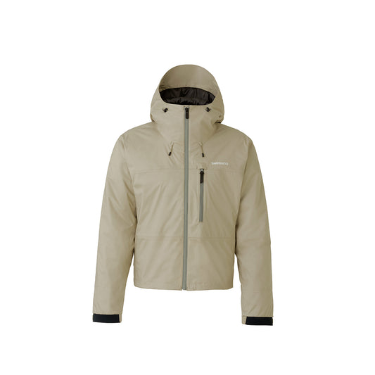 Shimano Apparel Durast Warm Short Rain Jacket - Beige