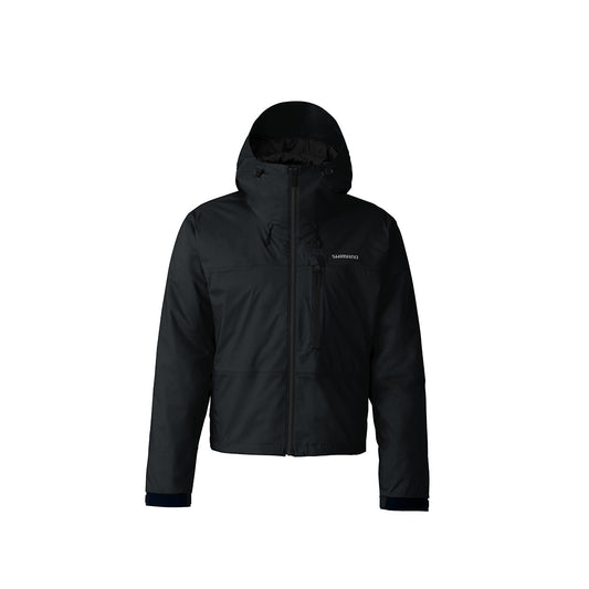 Shimano Apparel Durast Warm Short Rain Jacket - Black