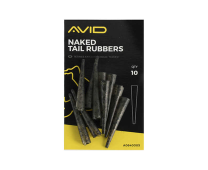 Avid Carp Naked Tail Rubbers / Vorfachzubehör