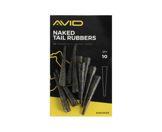 Avid Carp Naked Tail Rubbers / Vorfachzubehör