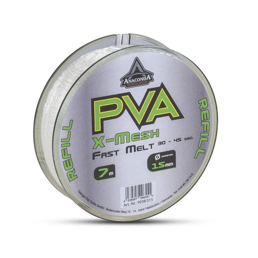 Anaconda Fast Melt PVA X-Mesh Refill | 7m | 15mm