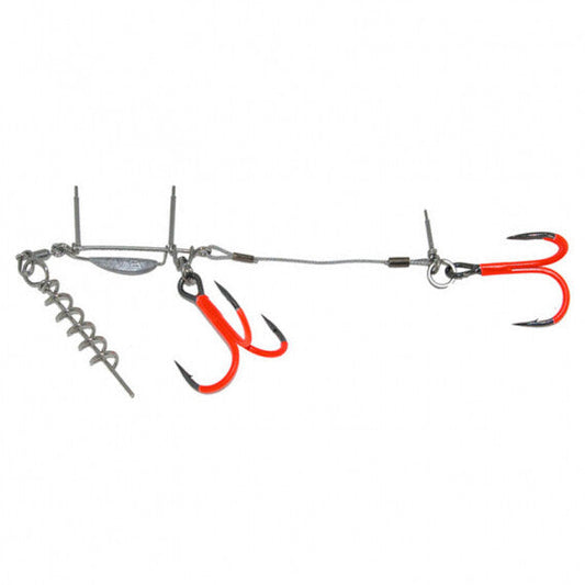 BKK BB Trigger-21 UVO Stinger Rig #4/0 - Shallow Rig