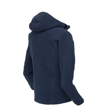 Geoff Anderson Teddy Hoody - Blau / Funktionsfleece Jacke m. Kapuze