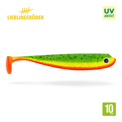 Lieblingsköder Gummifisch 10cm - Sonderfarben