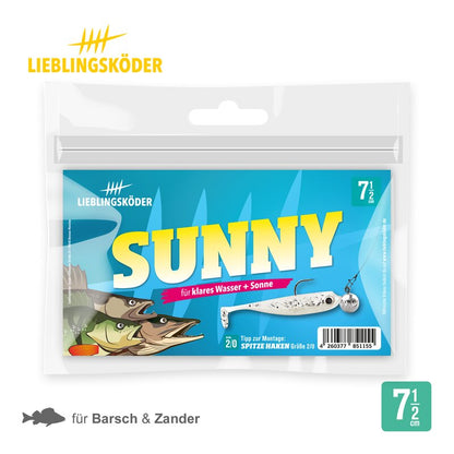 Lieblingsköder Gummifisch 7,5cm - Grundfarben