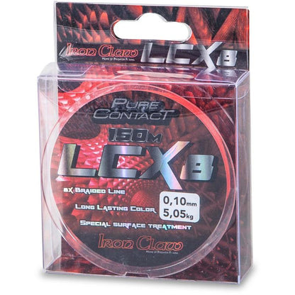 Iron Claw Pure Contact LCX8 Red 150m