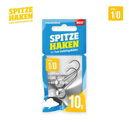 Lieblingsköder - Spitze Haken 1/0