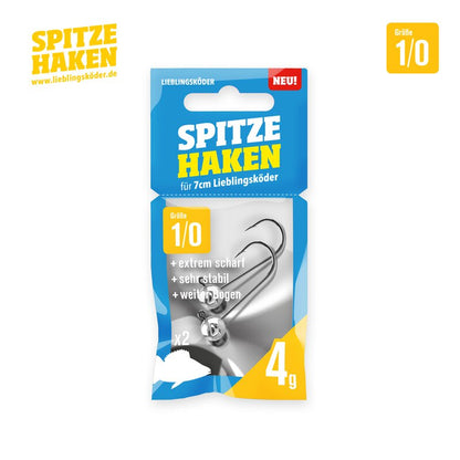 Lieblingsköder - Spitze Haken 1/0