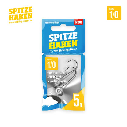 Lieblingsköder - Spitze Haken 1/0