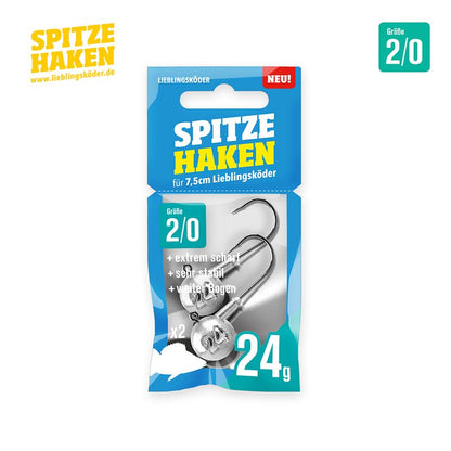 Lieblingsköder - Spitze Haken 2/0