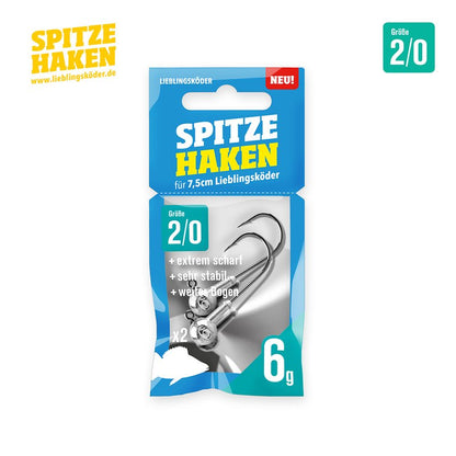 Lieblingsköder - Spitze Haken 2/0