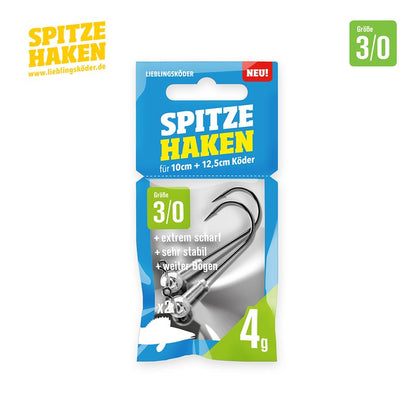 Lieblingsköder - Spitze Haken 3/0