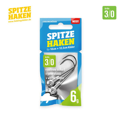 Lieblingsköder - Spitze Haken 3/0