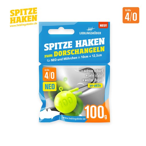 Lieblingsköder - Spitze Haken 4/0 Neo