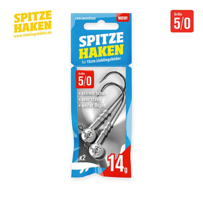 Lieblingsköder - Spitze Haken 5/0