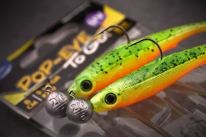 Spro Pop-Eye to Go 10cm Gummifisch mit Jigkopf