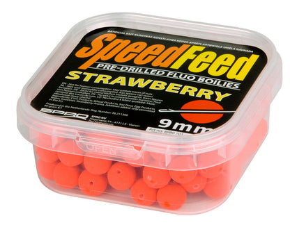 Spro Speedfeed Pre-Drilled Fluo Boilies 9mm