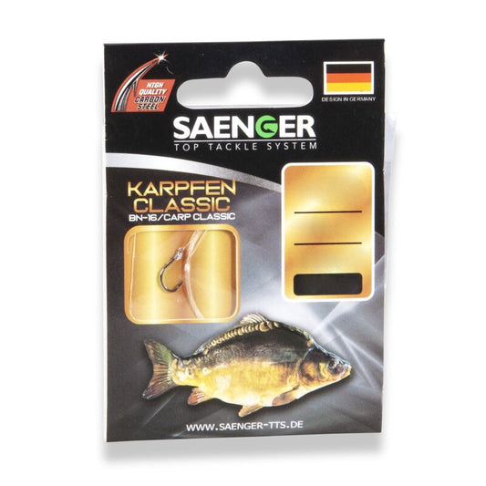 Sänger Vorfachhaken Karpfen 70cm (10 Stück)