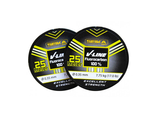 Seika Pro V-Line 100% Fluorocarbon 25m