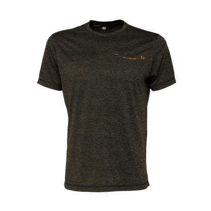 Savage Gear Fighter Stretch T-Shirt | Burnt Olive Melange