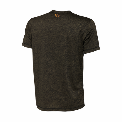 Savage Gear Fighter Stretch T-Shirt | Burnt Olive Melange