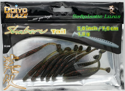 Doiyo Blaze Shaberu Tail Worm WMS (10 Stück)