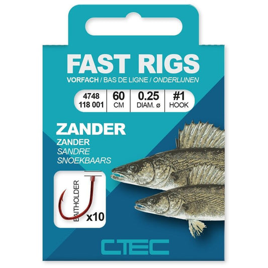 C-Tec Fast Rigs - Zander Baitholder / Vorfachhaken