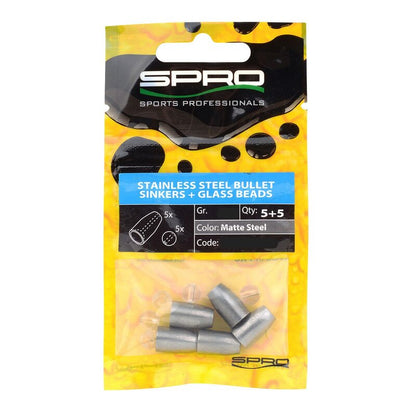 SPRO Stainless Steel Bullet Sinker & Beads