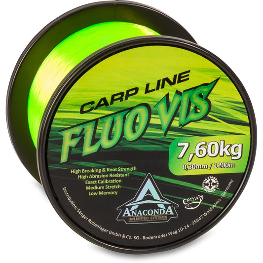 ANACONDA Fluovis Green Carp Line 1.200m