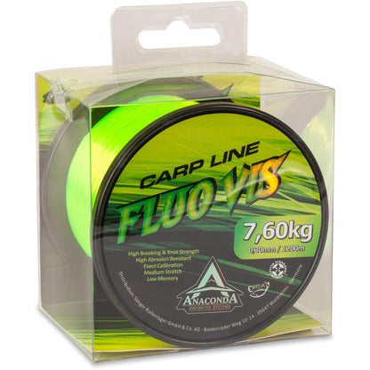 ANACONDA Fluovis Green Carp Line 1.200m