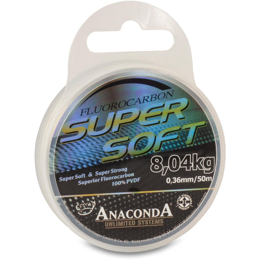 Anaconda Super Soft Fluorocarbon 50m / Vorfachmaterial Karpfen